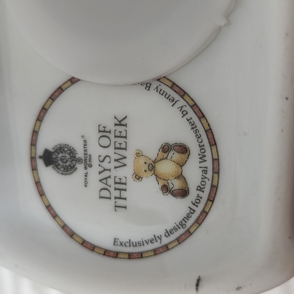 Days Of The Week, First Edition, Christening Bank, Teddy 🧸 Bear, Vintage - Picture 9 of 9